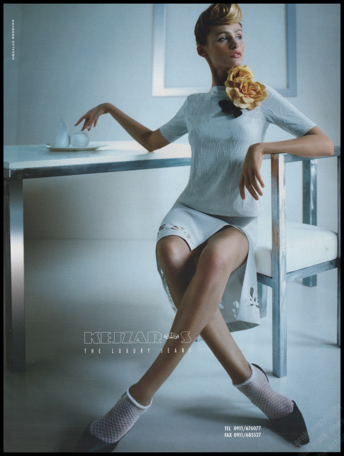 1999 High Heels Kejzars Magazine Print Ad Women Fashion Long Legs shoes-AC