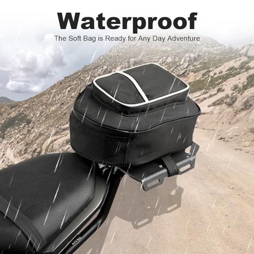 2pcs Universal Crash Bar Motorcycle Bags Compatible with Harley series