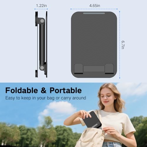 Tablet Stand for iPad Holder, Adjustable Tablet Holder for Desk | Foldable