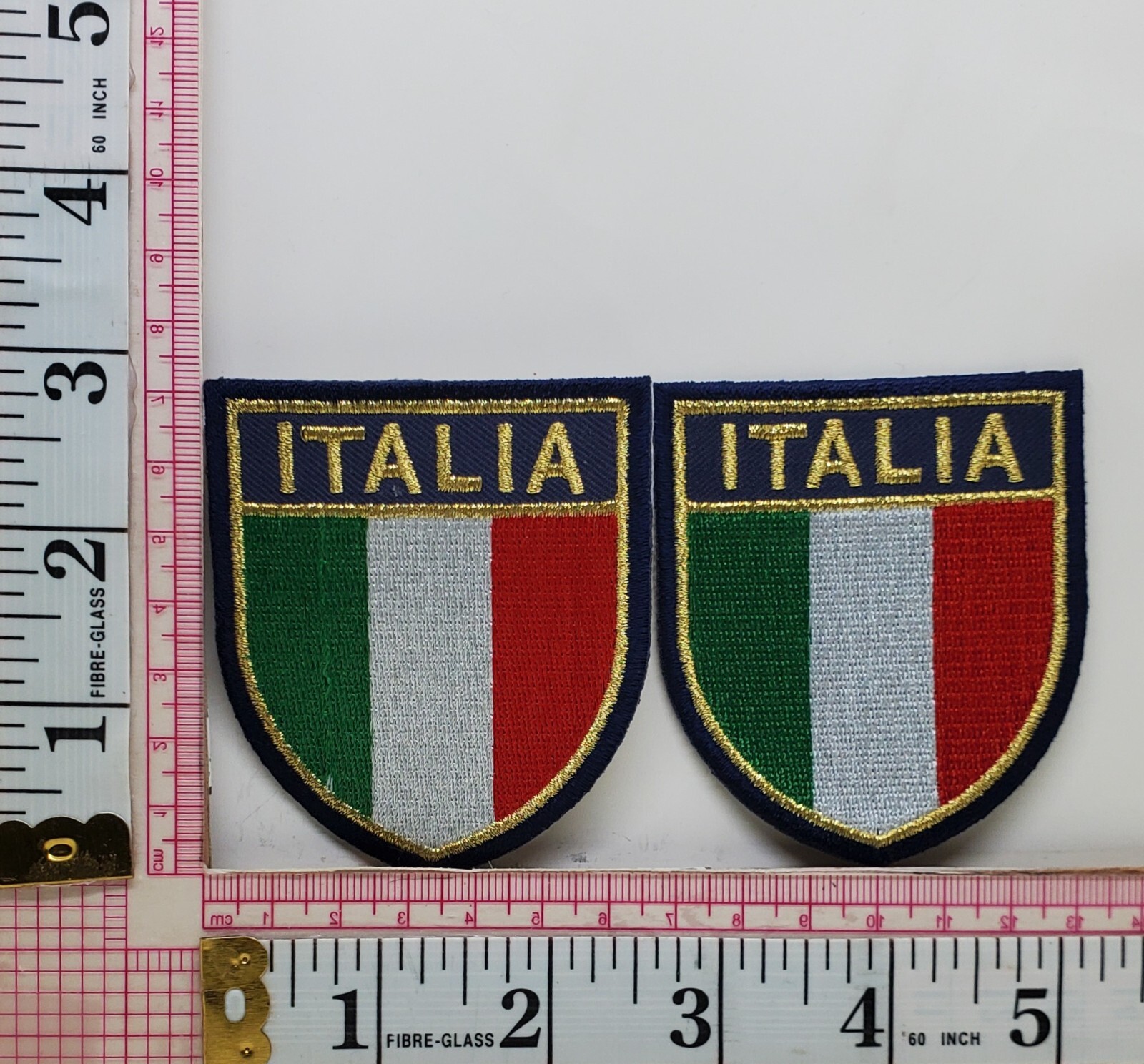Italia Vacation Travel 2 Jacket Vest Patches Applique Crest