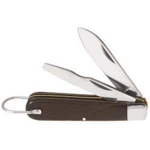 Klein Tools 1550-2 2-Blade Pocket Knife - Carbon Steel 2-1/2-Inch Spearpoint