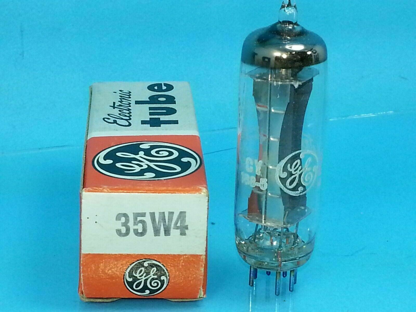 GE 35W4  TUBE NOS NIB GREY PLATE Valvola  Röhre Valve SINGLE