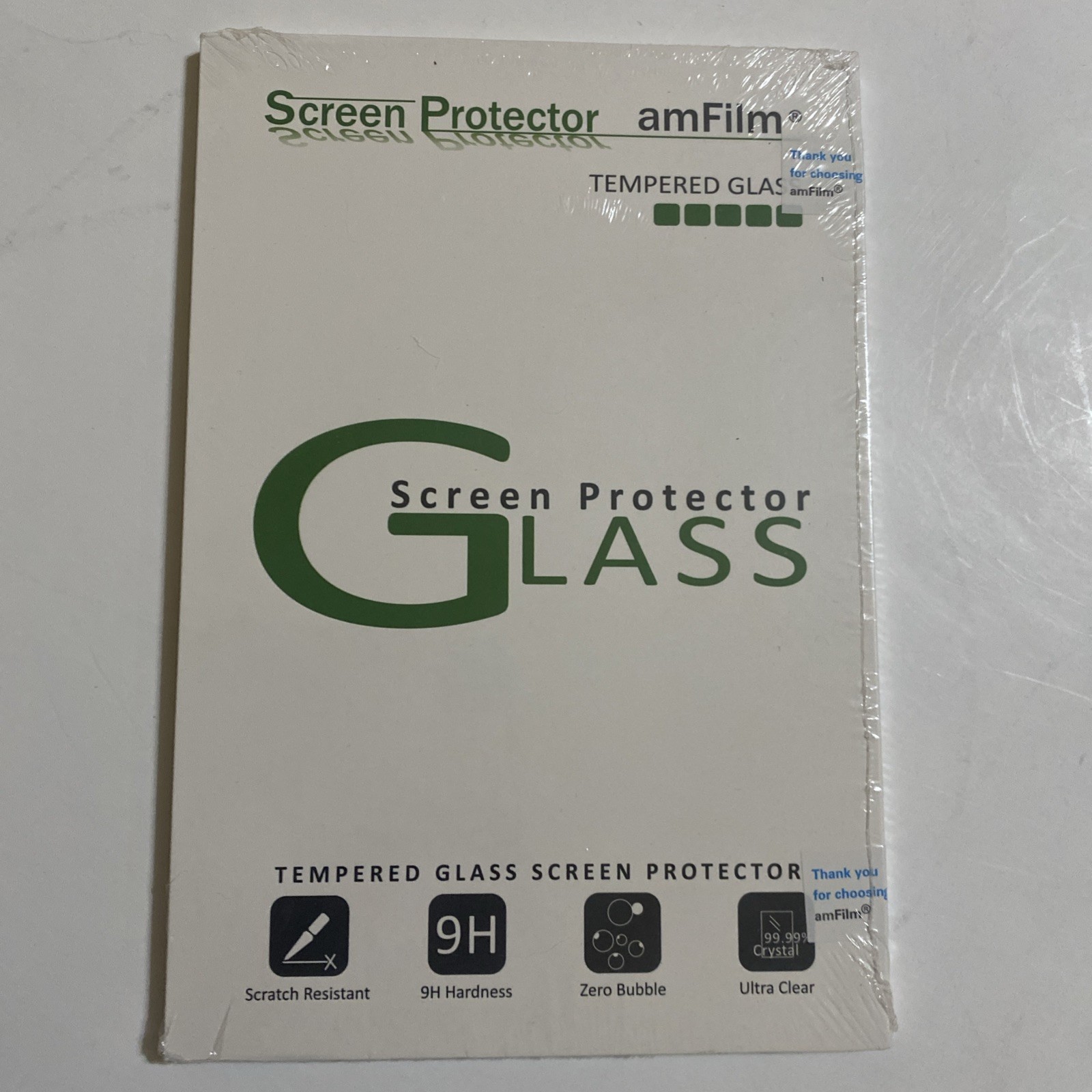 AmFilm Tempered Glass Screen Protector For Apple iPad Mini 4 New Sealed