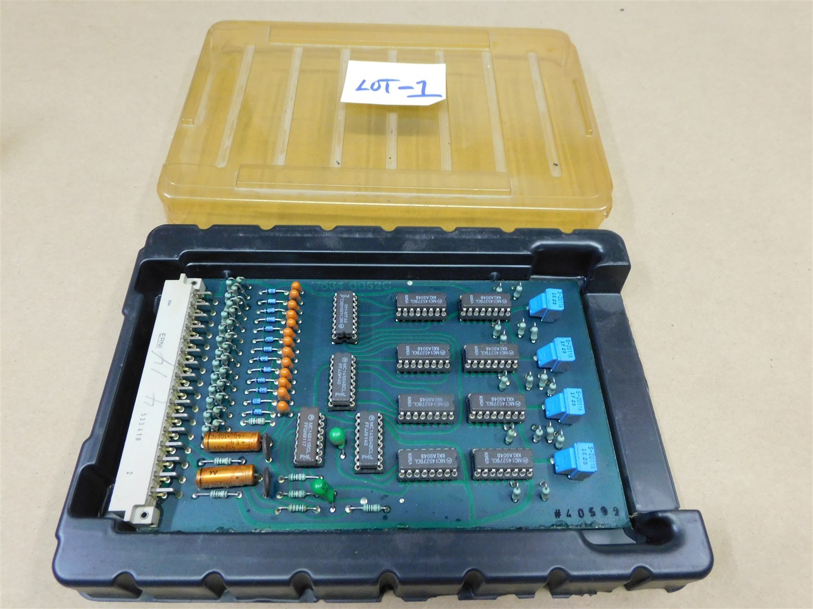 MONFORTS 7634-0052C Control Board Assembly made in Germany NEW LOT # 1