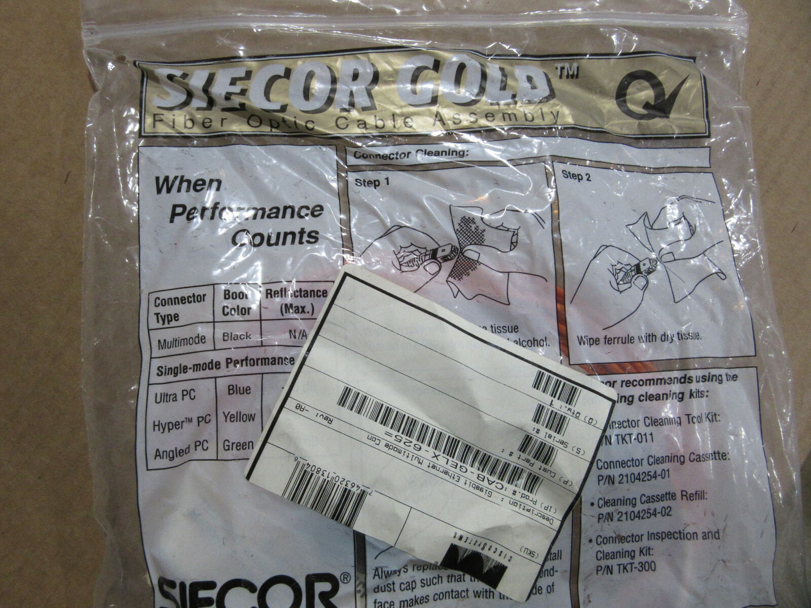 Cisco 5757722K8MCC03M Siecor Gold Fiber Optic Cable NEW!!! with Free Shipping