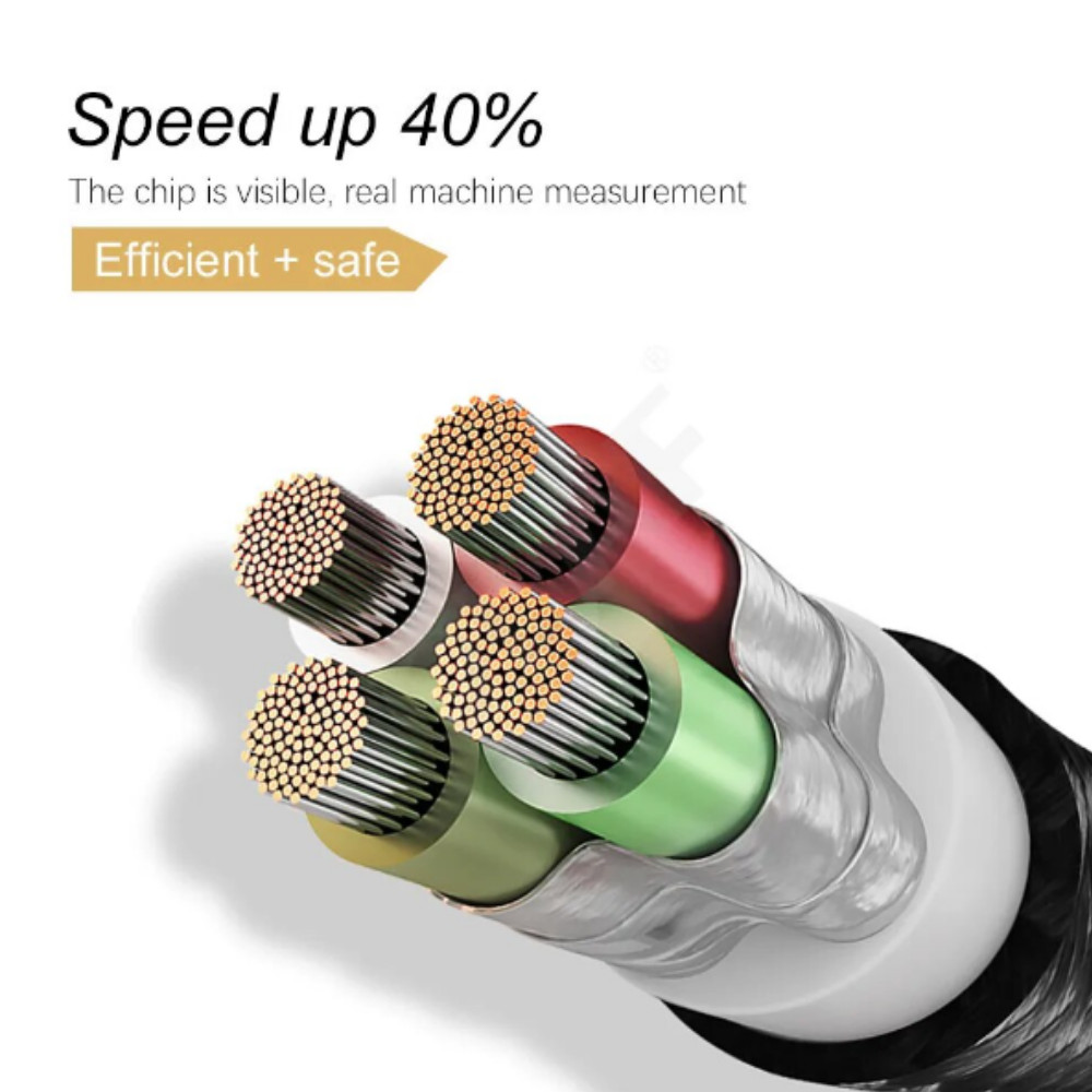Double 90 Degree Right Angle Micro USB Charge Data Nylon Braided Cable 3/6/10FT