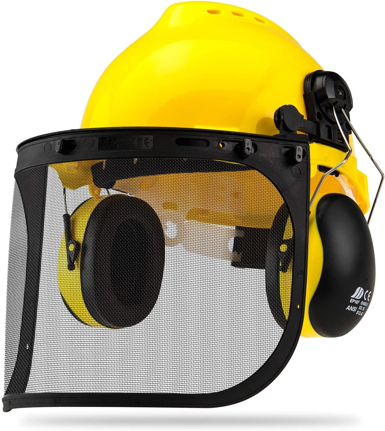 NEIKO 53880A Forestry Helmet for Safety with Shield and Earmuffs, Chainsaw Helme