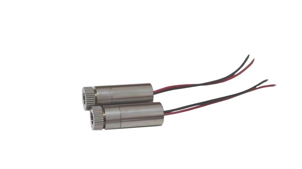 2 Pack Laser Diode Module 650nm 5mw Red Laser Diodes Line Generator Industrial