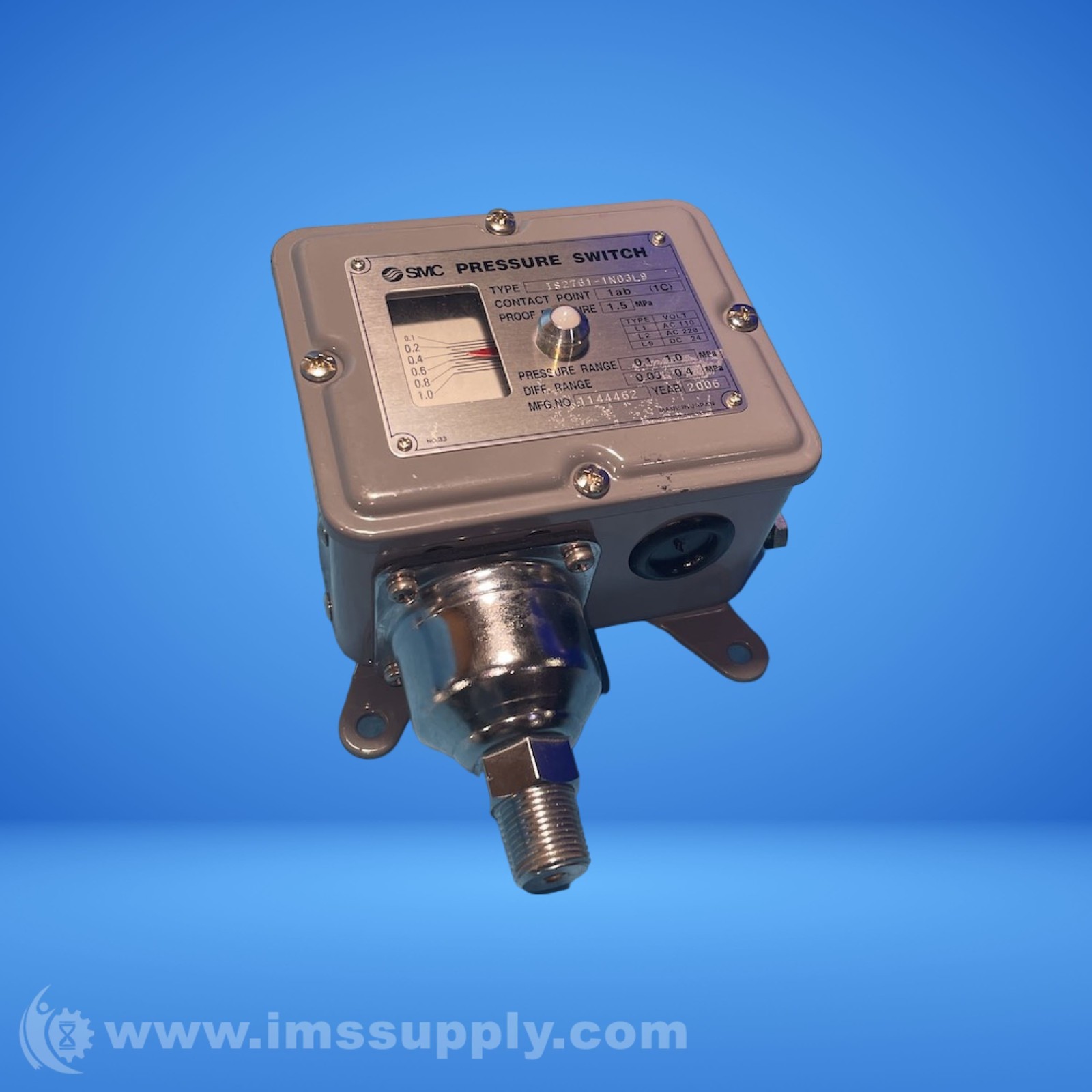 SMC IS2761-1N03L9 Pressure Switch FNIP