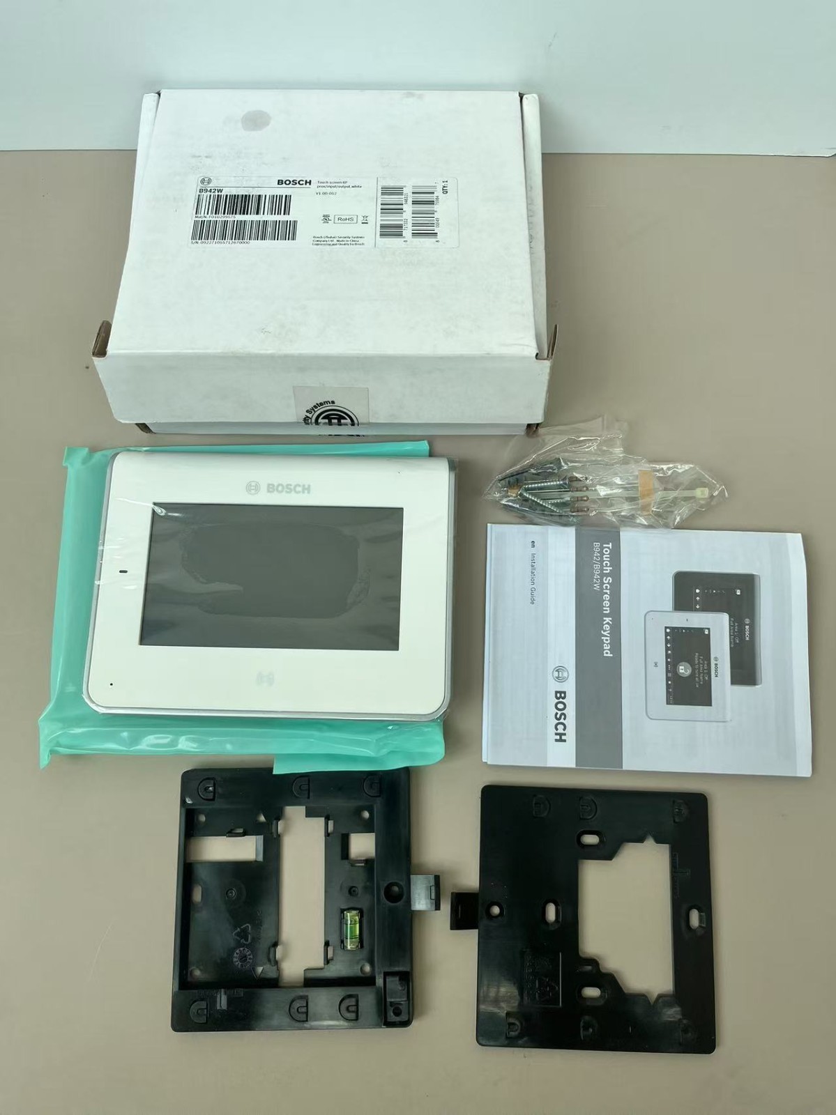 NEW Bosch B942W ADT Touch Screen Keypad White Alarm Security Keypad