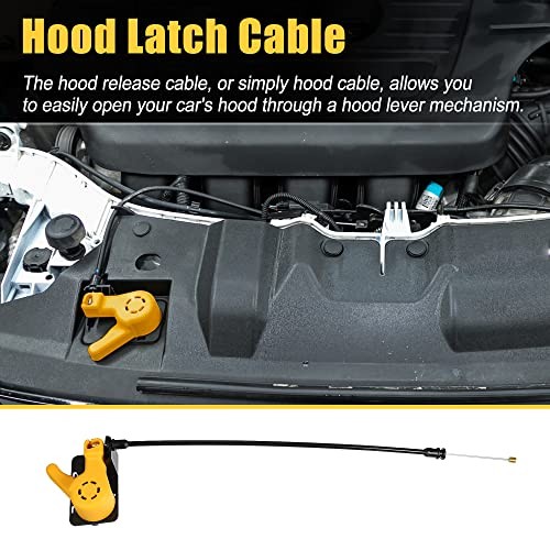 Engine Hood Release Cable for Ford Focus 2012 2013 2014 2015 2016 2017 2018
