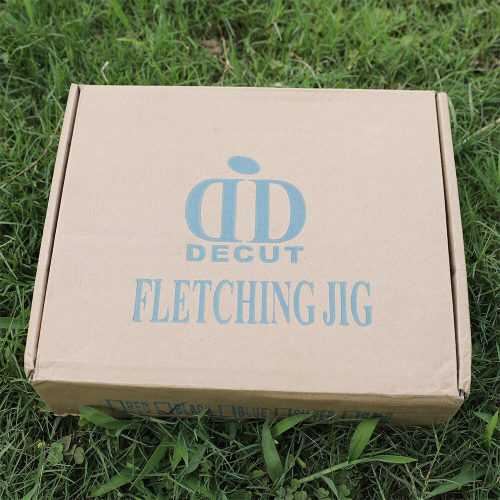 DECUT Archery Fletching Jigs Fletches Clamp Arrow Shaft Feather Sticky Tool