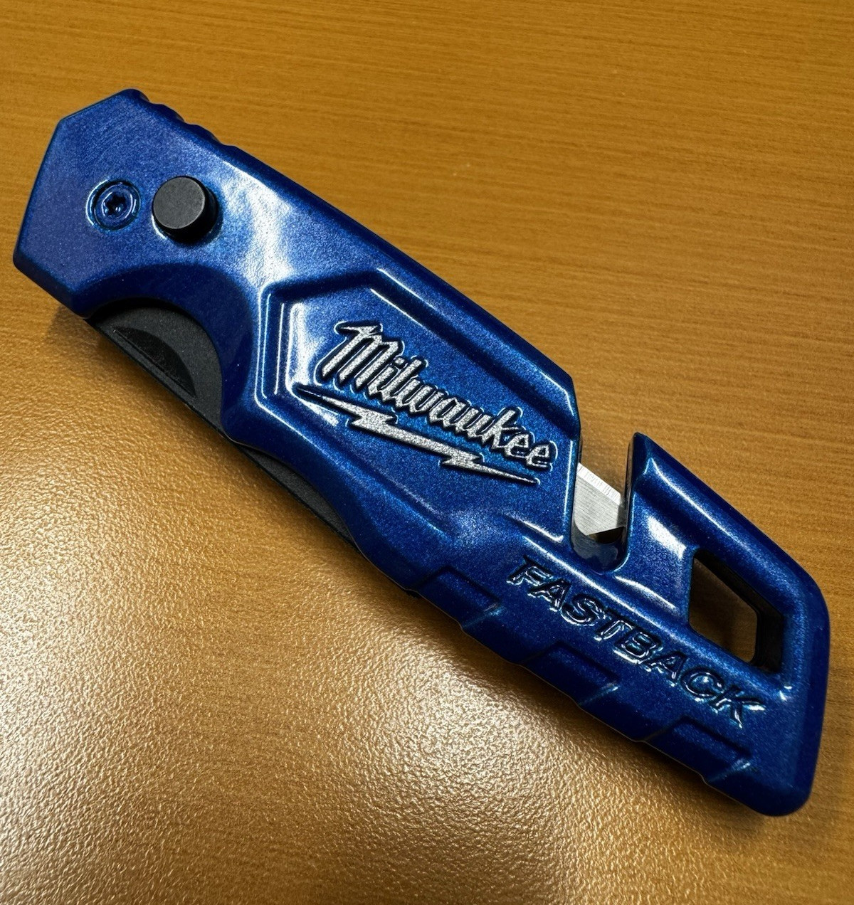 Milwaukee FASTBACK 1501 Folding Utility Knife Blue/Silver 48-22-1501