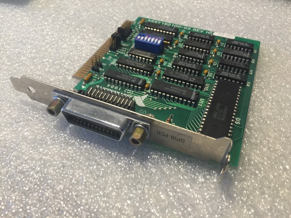 National Instruments GPIB-PC ASSY 180100-02 REV H, 1984