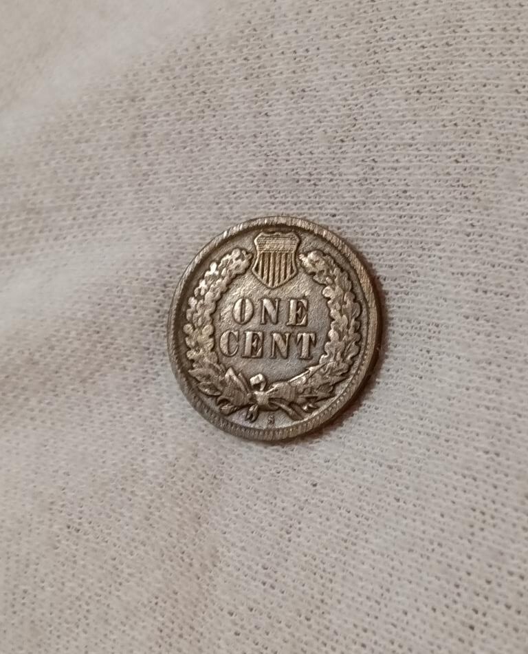 1909-S Indian Head cent, VF