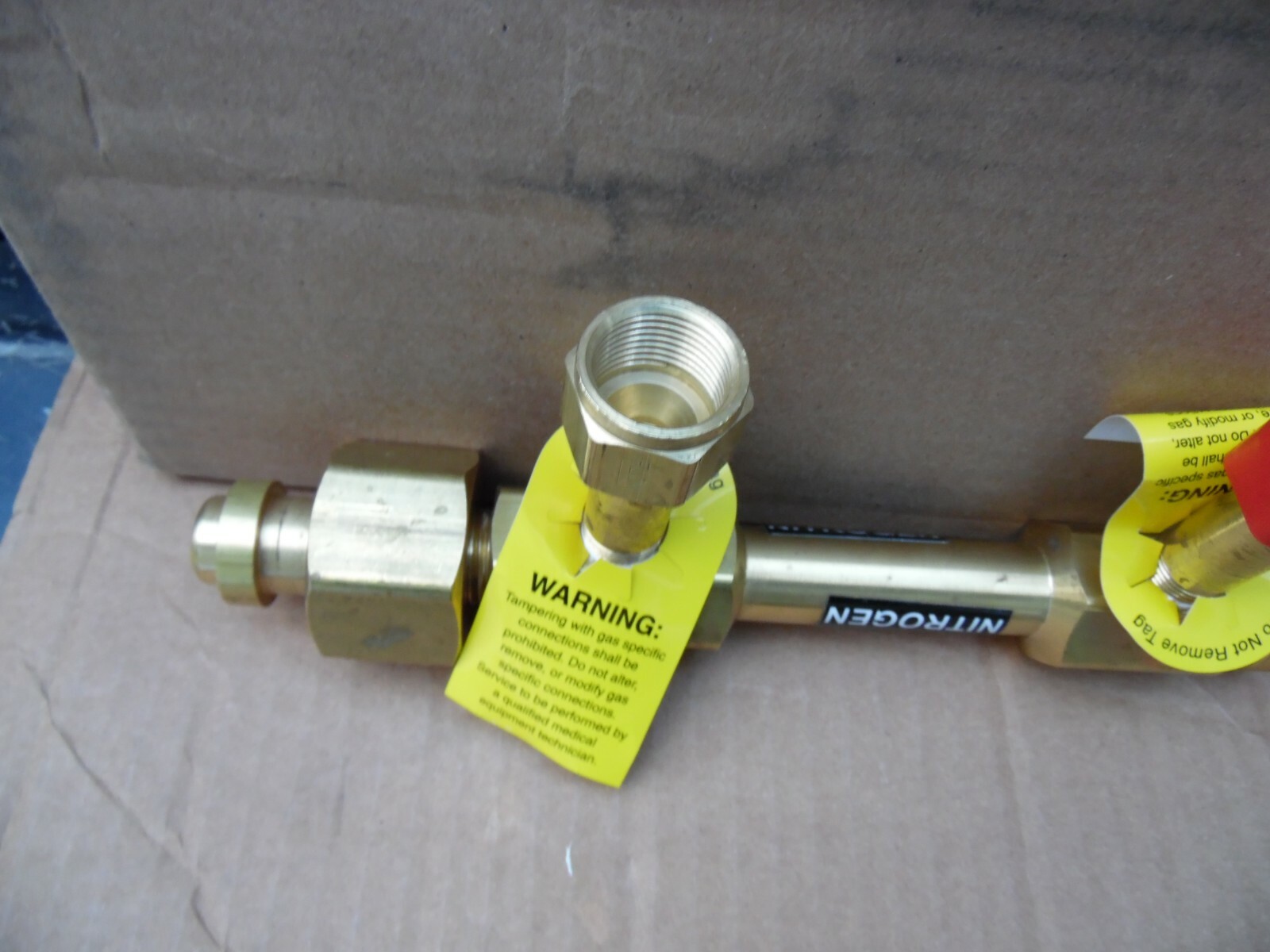 Rego Nitrogen Pressurized Gas Header 2 Outlet Valve Distribution System 136002