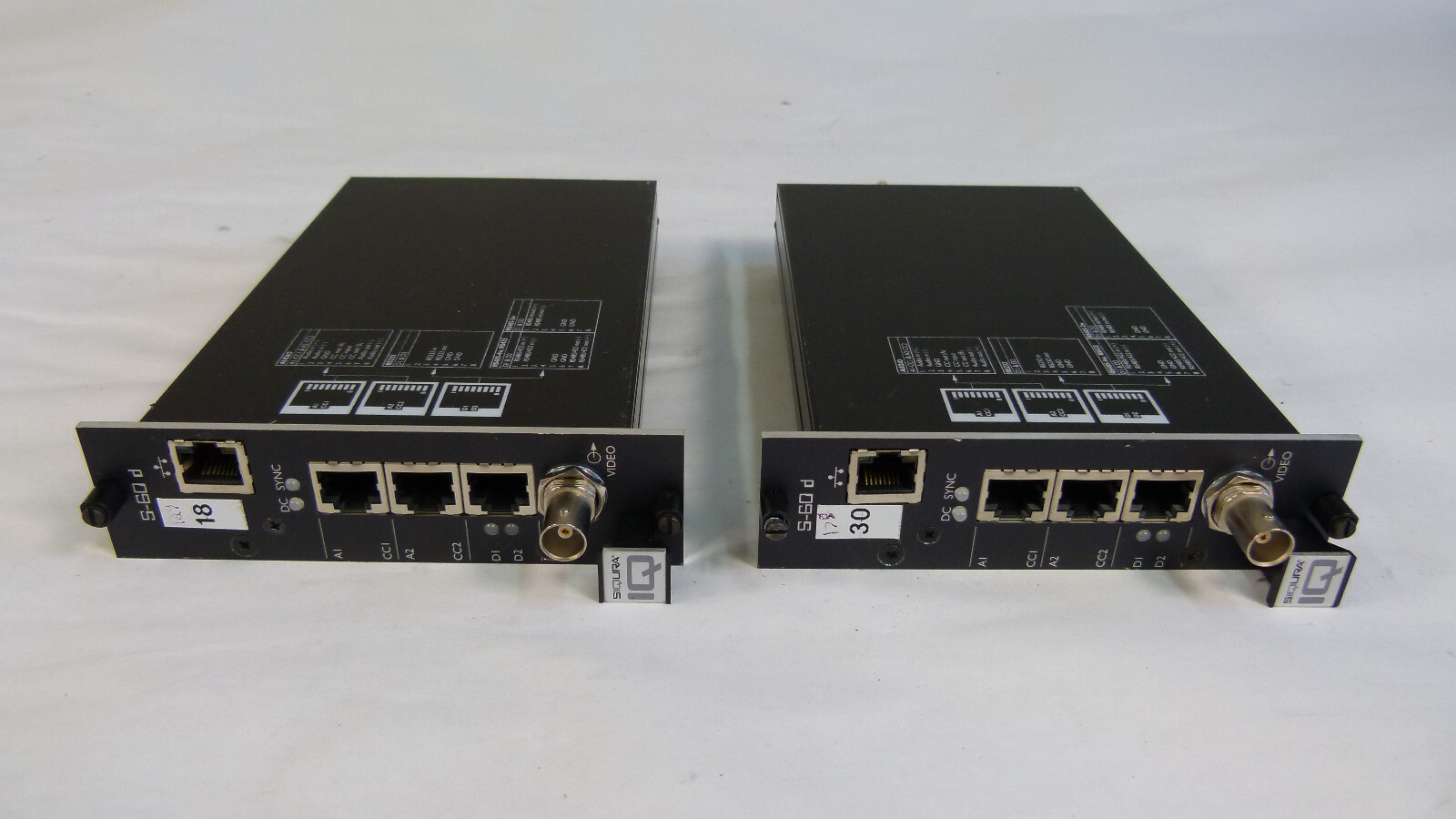 Lot of 2 - Siqura IQ S-60 D-MC Video Server IP Transmission