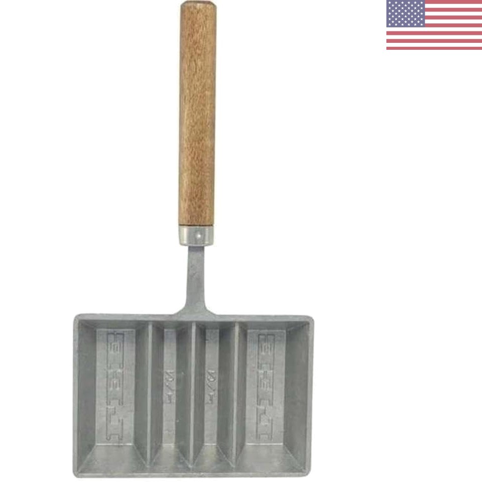 Lee Precision Rust-Resistant Ingot Mold for Perfect 1/2 & 1 Pound Castings