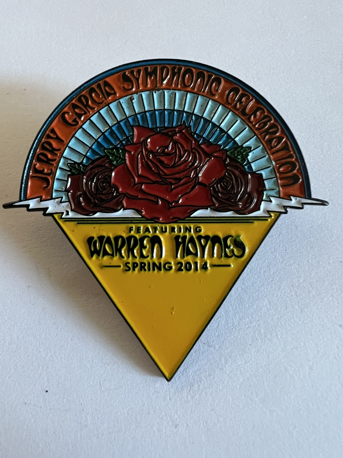 Jerry Garcia Symphonic Celebration Enamel Pin Limited Edition Grateful Dead 2014
