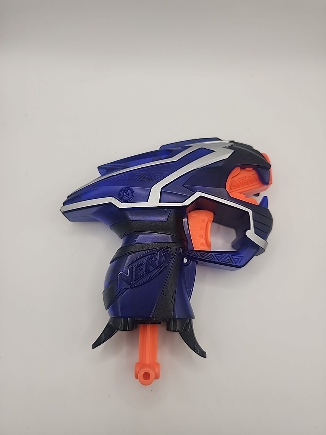 NERF Black Panther Microshots Marvel Toy Blaster AVENGERS Blue purple 10 Darts