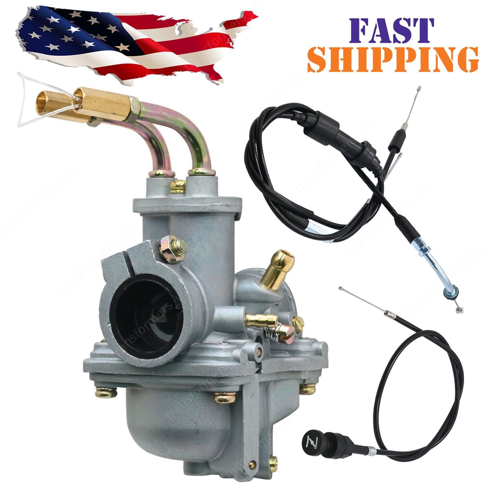 Carburetor Carb & Throttle Cable For Yamaha QT 50 QT50 Yamahopper 1979-1987 New