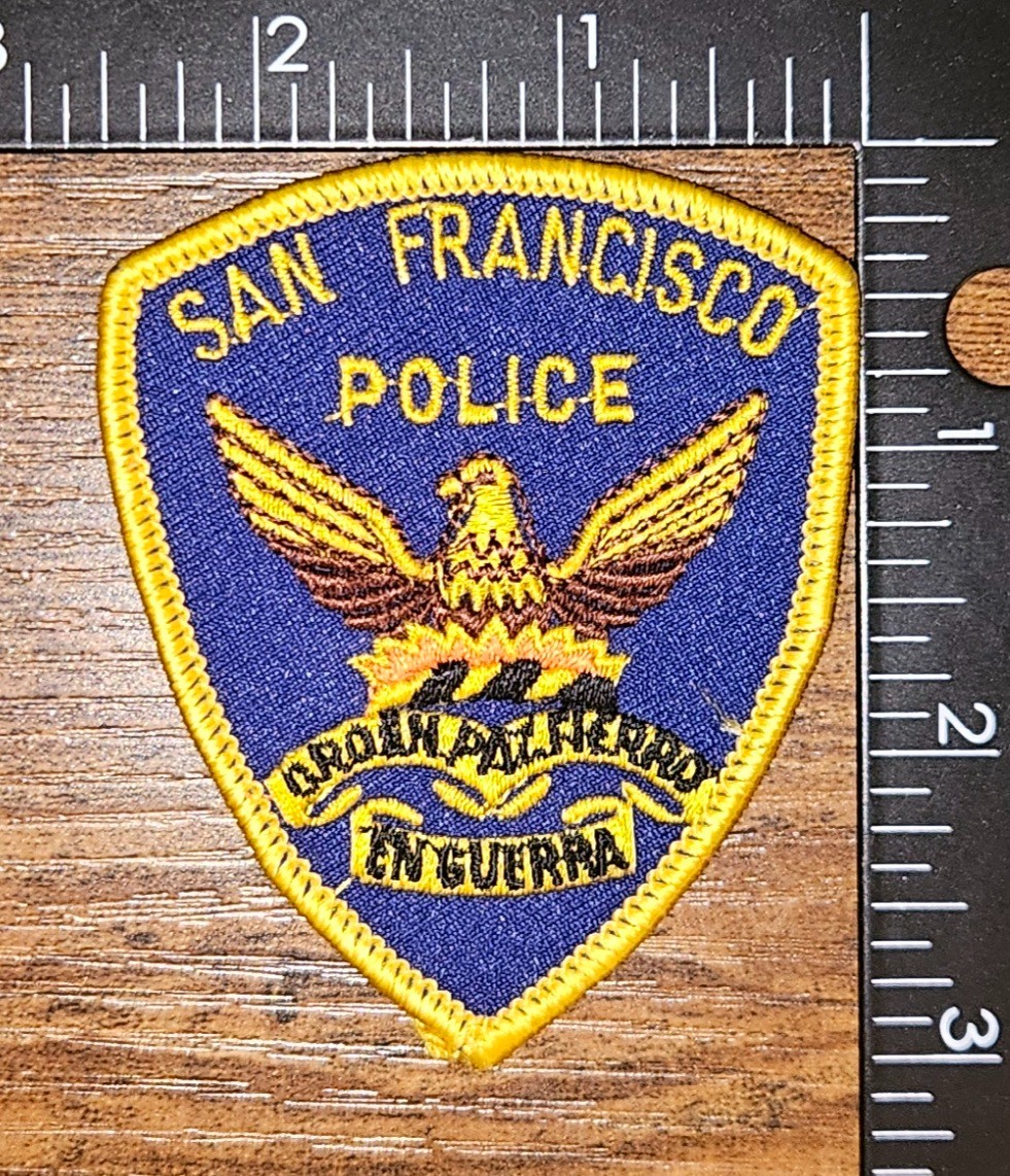 San Francisco California Police Shoulder Patch
