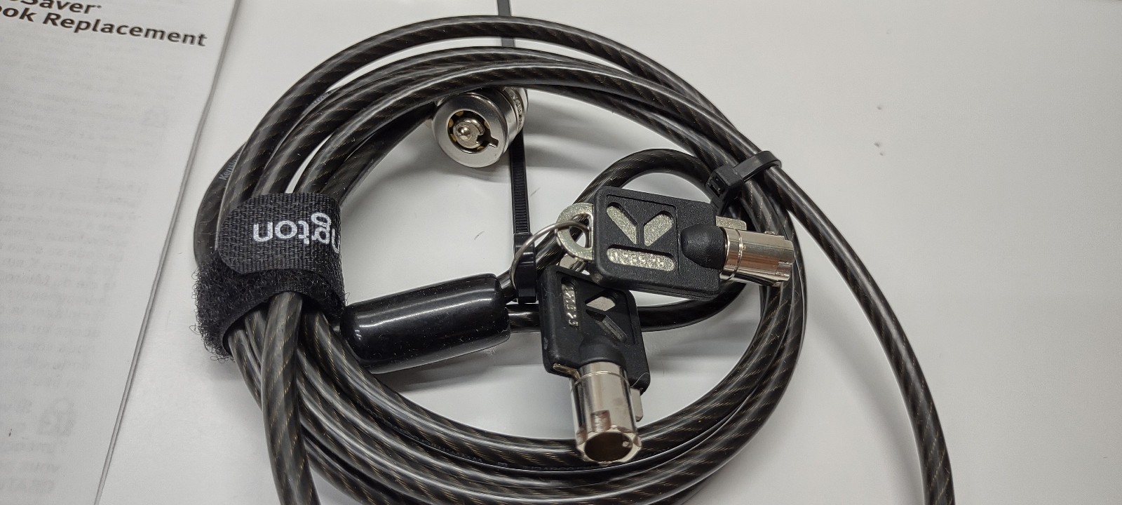 Kensington Notebook Lock 6ft Cable NEW 2 Keys