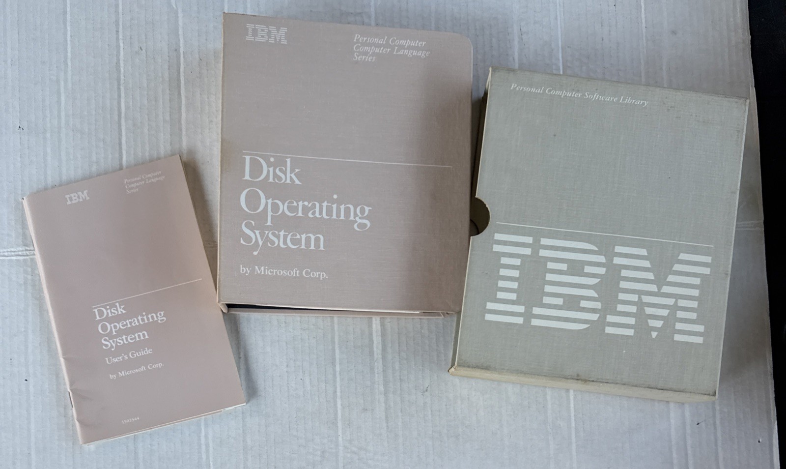 IBM DOS 2.10 6024120 Disk Operating System Missing Discs Vintage 1983
