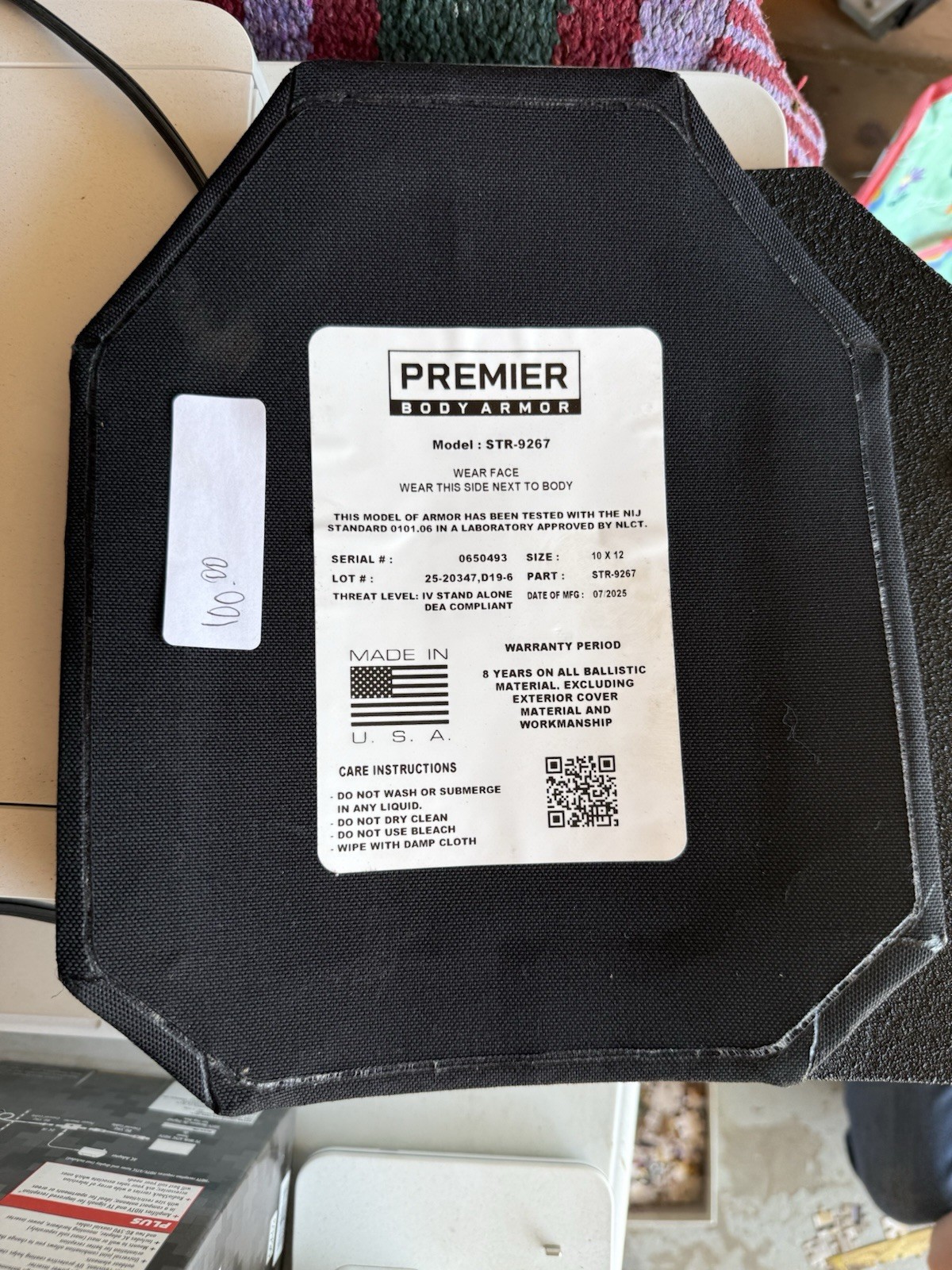 body armor plates