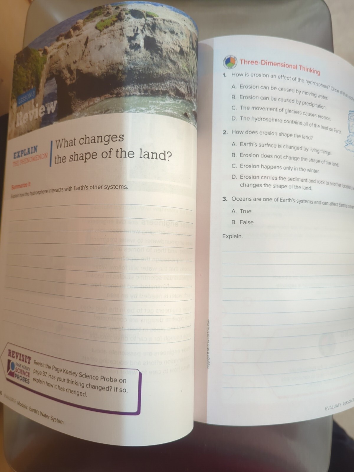 Inspire Science Ser.: Inspire Science: Grade 5, Student Edition, Unit 3 by...