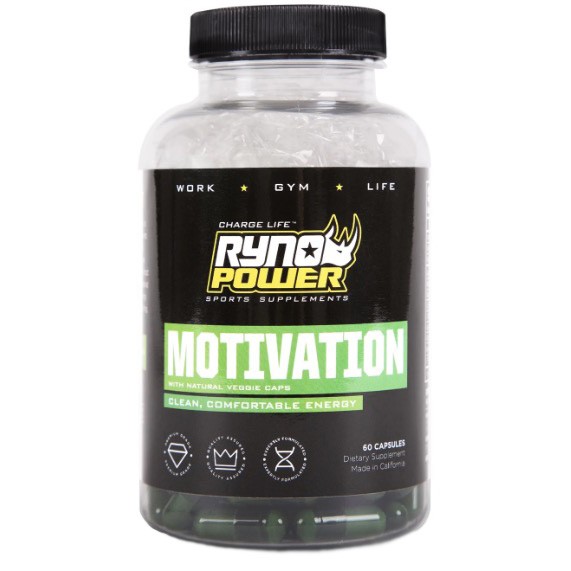 Ryno Power Motivation Supplement - 30 Servings, 60 capsules