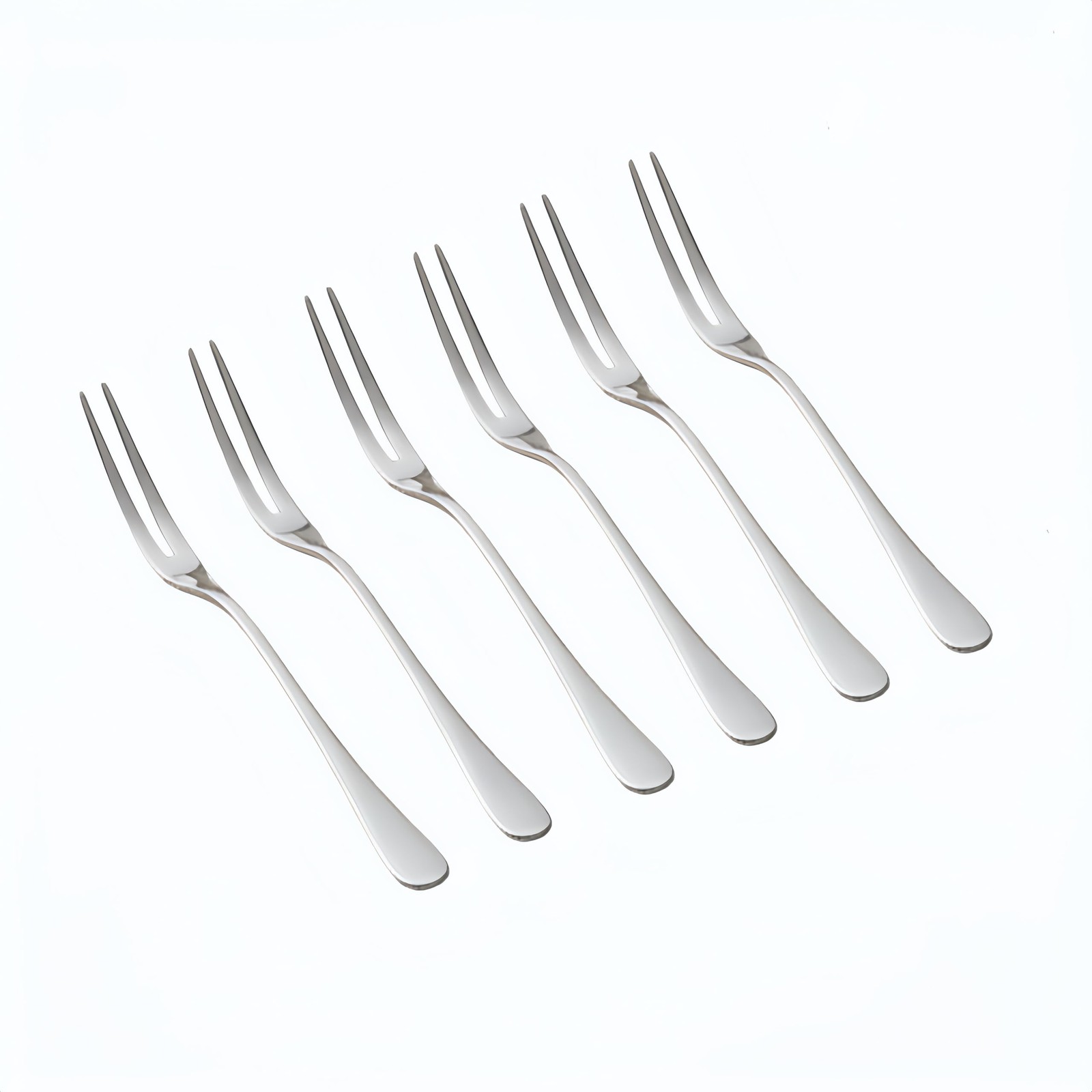 Tiny Forks for Appetizers Stainless Steel Portable Cocktail Dessert Salad Forks