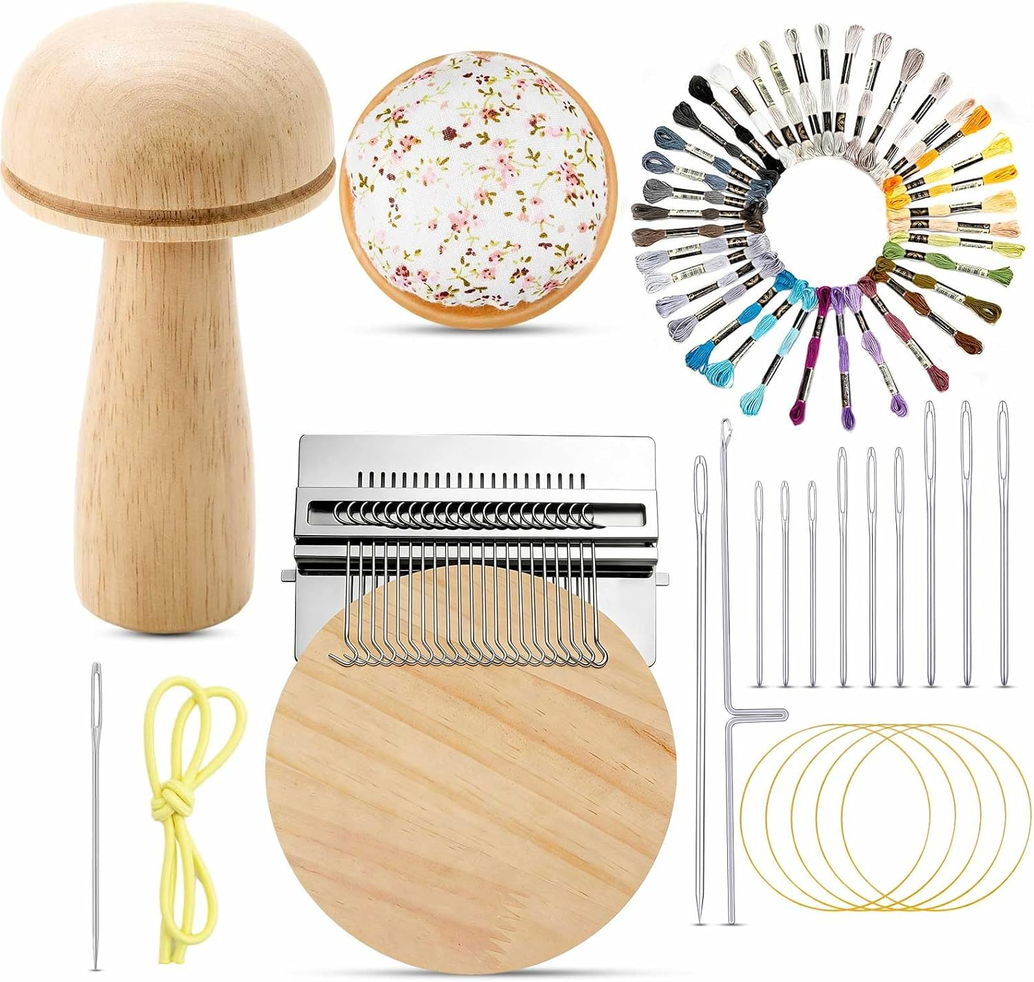 Mini Darning Mushroom for Socks 21 Hooks Small Speedweve Style Weaving Darning L