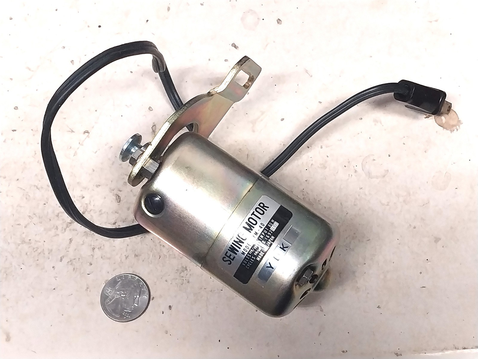Nice Working YDK TM-40 Sewing Machine 120 Volt AC Motor / Old Vintage Ham Radio