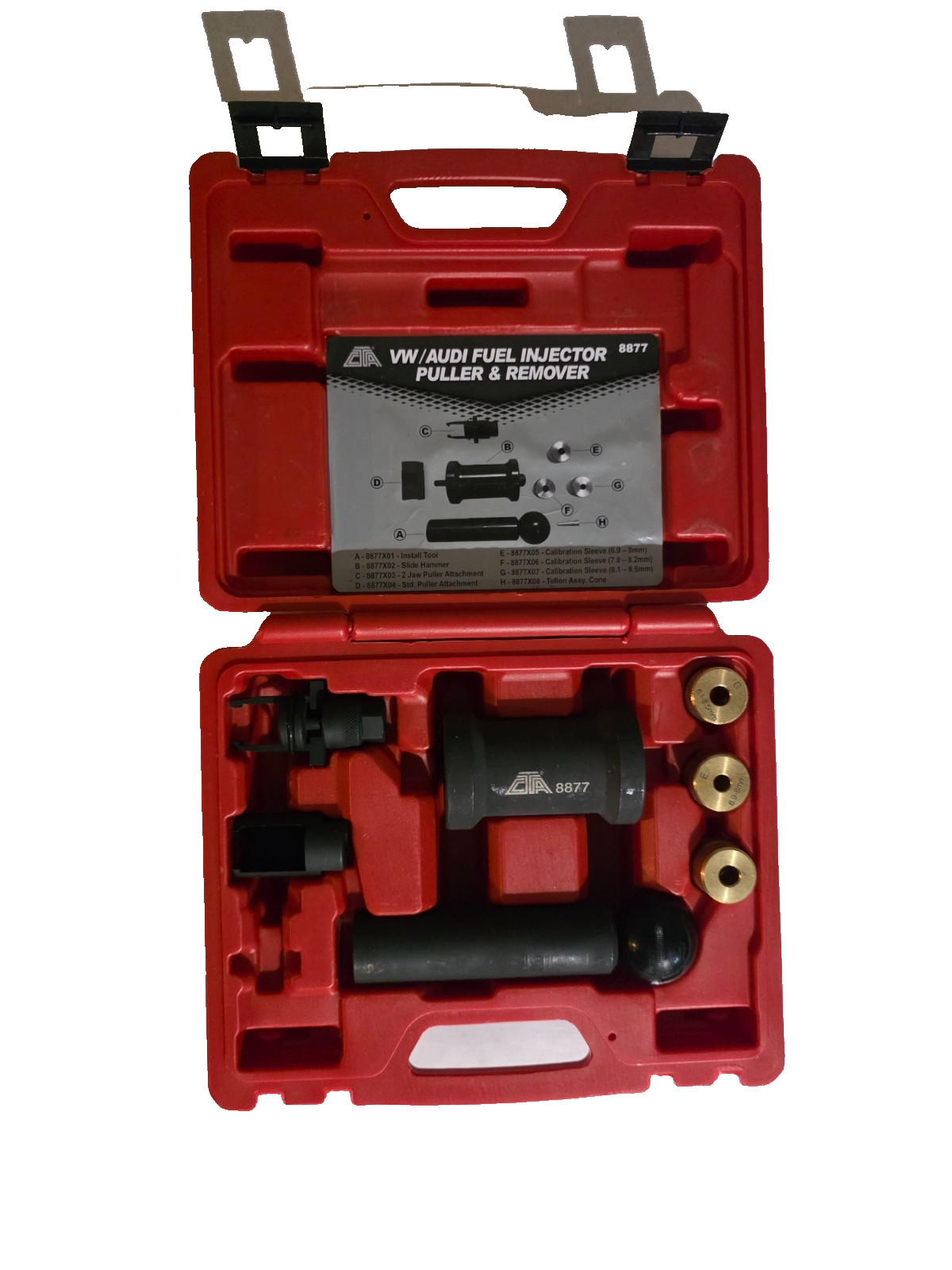 CTA Tools 8877 VW Fuel Injector Puller/Remover (NO Teflon Assy. Cone 8877X08)