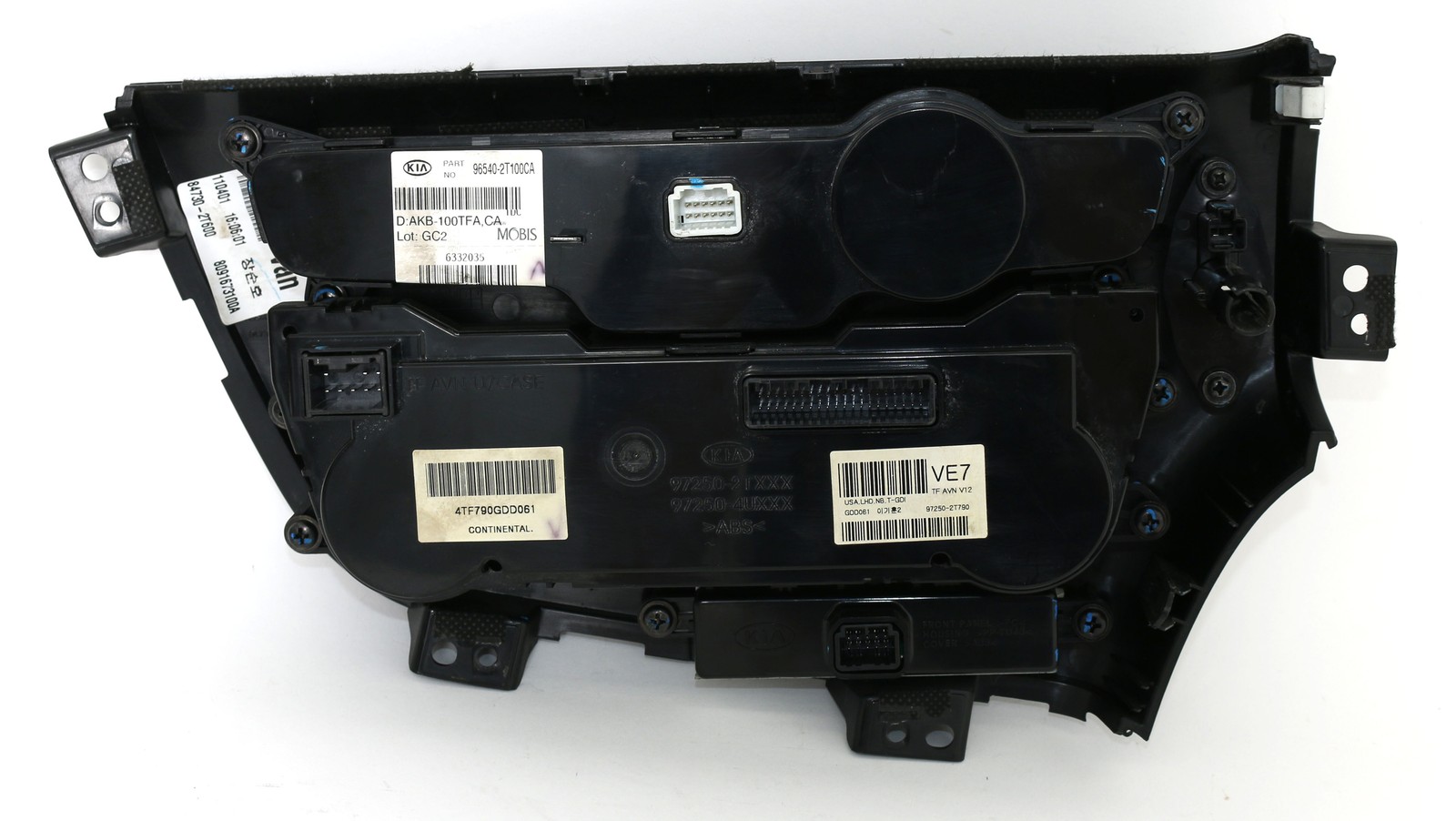 Kia 2011-2013 Optima AM FM CD Nav Controls Module - Part Number 96540-2T100CA