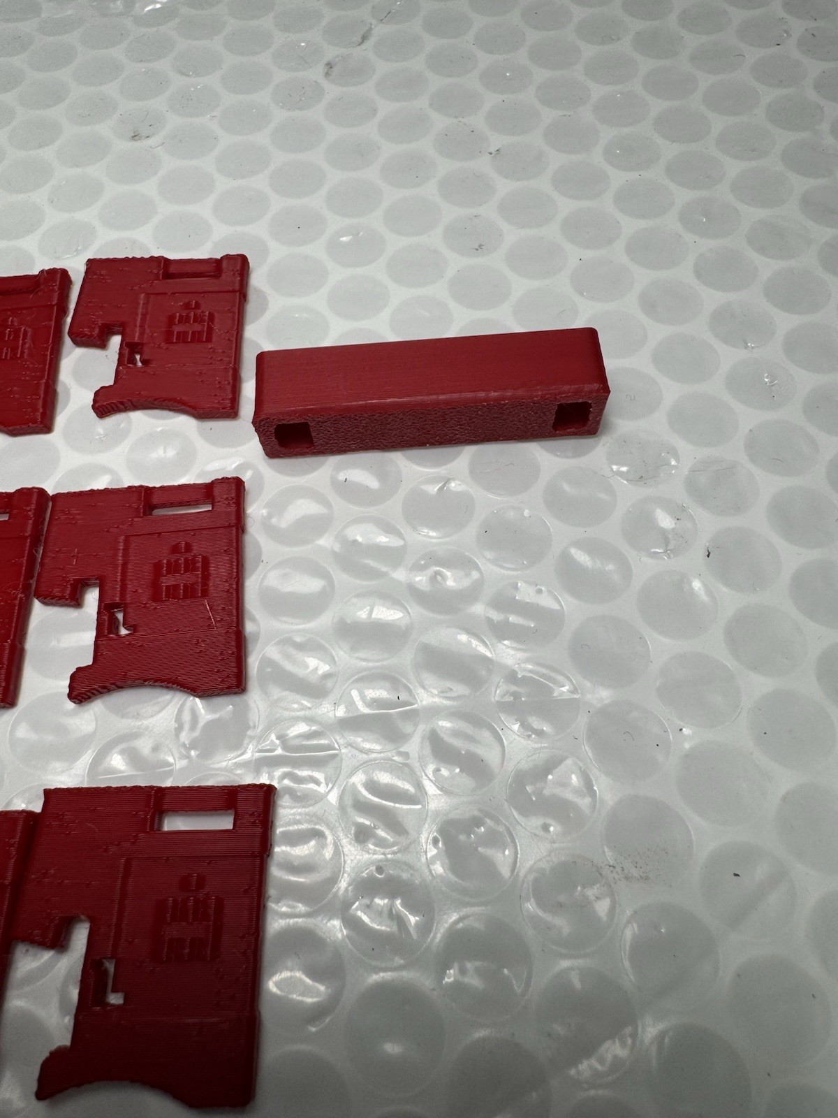 Custom Red Farmall international 3D printed front weights Bracket