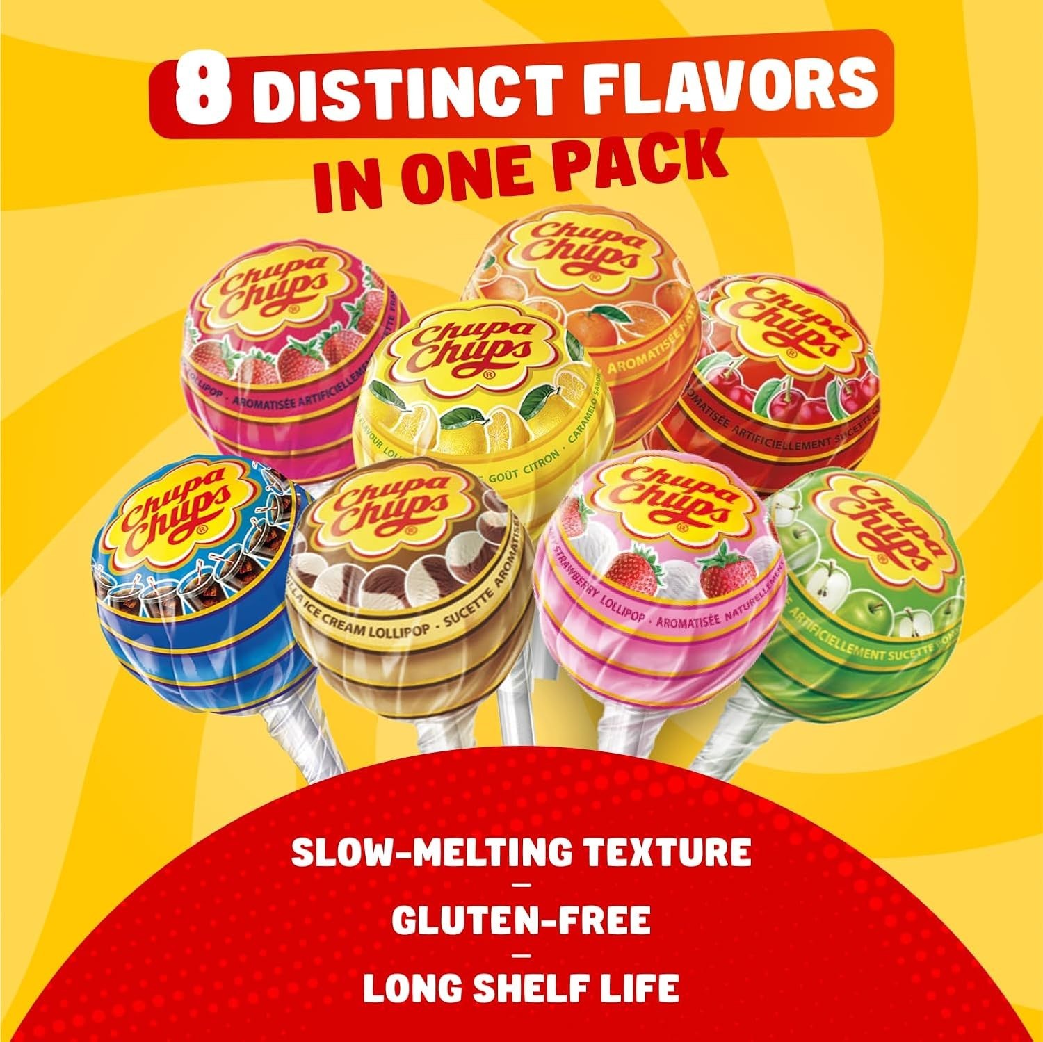 Chupa Chups Assorted Lollipops | Bulk Lollipops – Fresh Wrapped –Free Shipping!