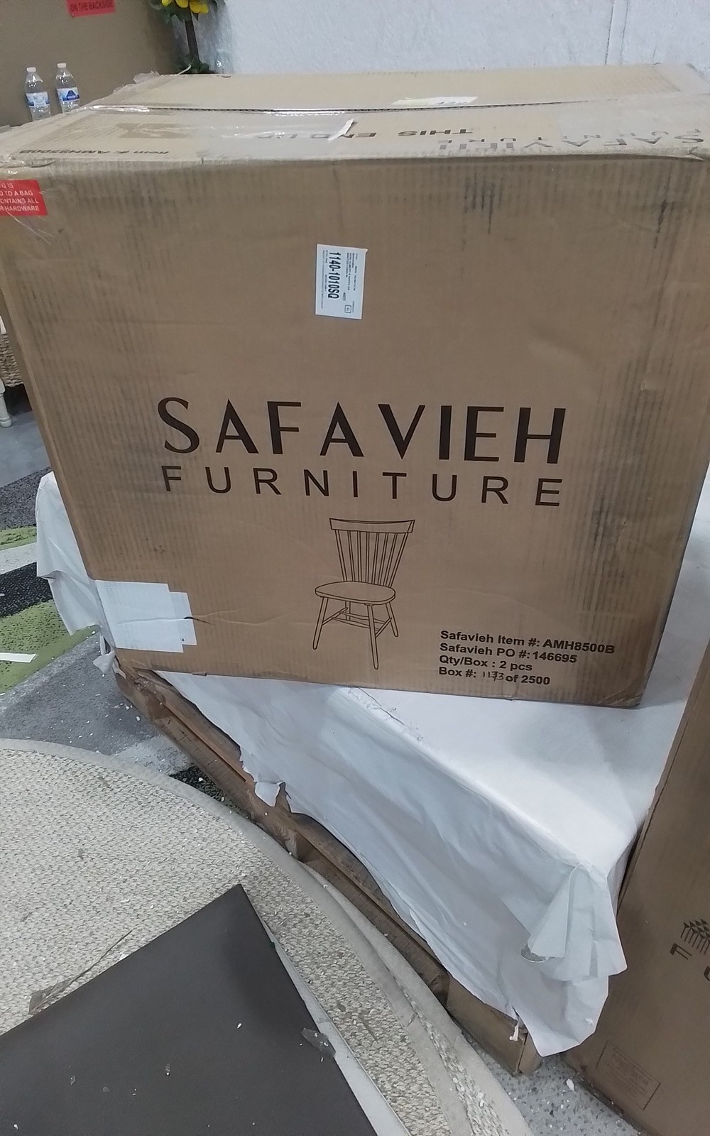 Safavieh PARKER SPINDEL SIDE CHAIR, Reduced Price 2172783018 AMH8500B
