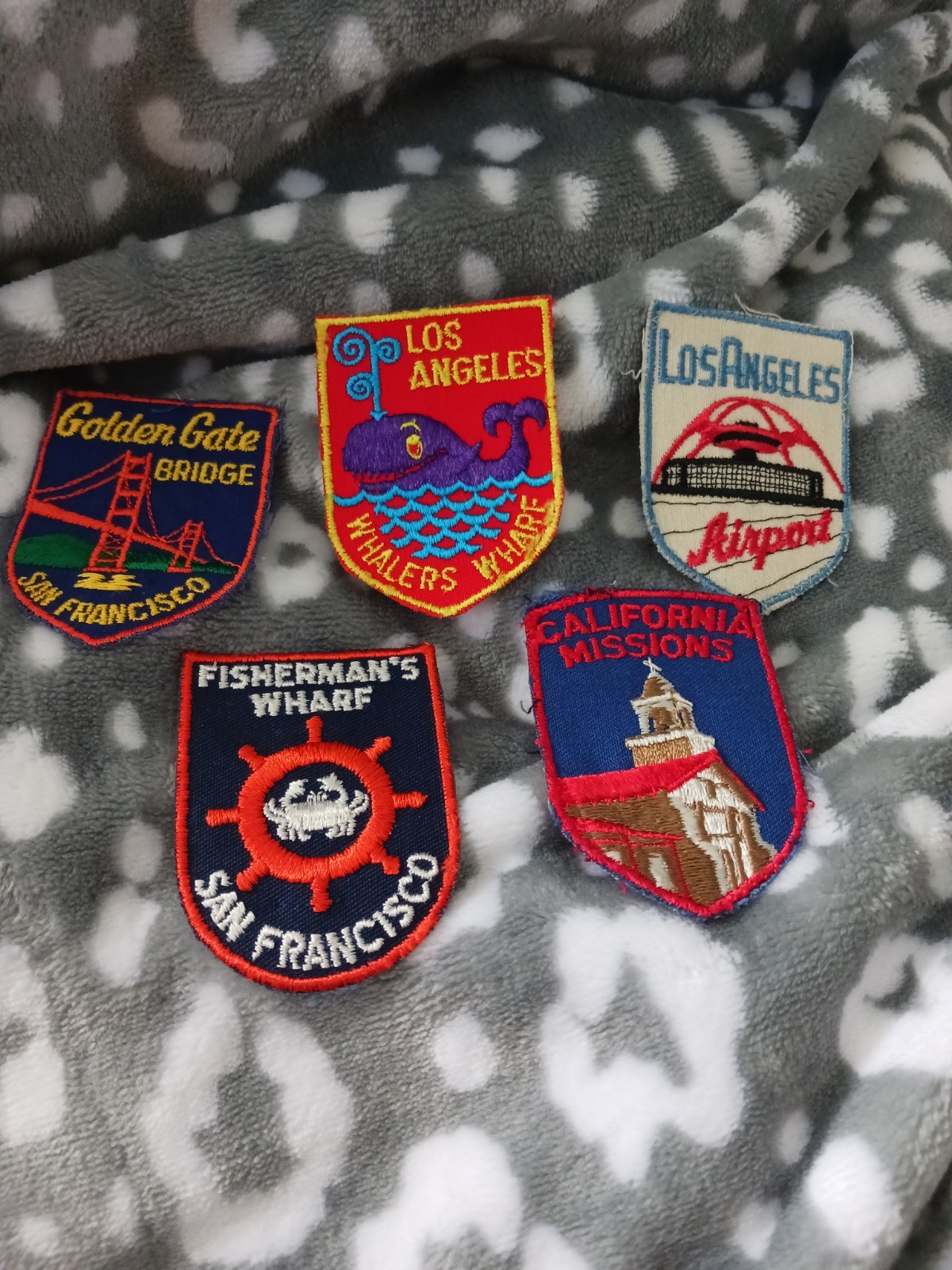Vintage California  Los Angeles  Patches