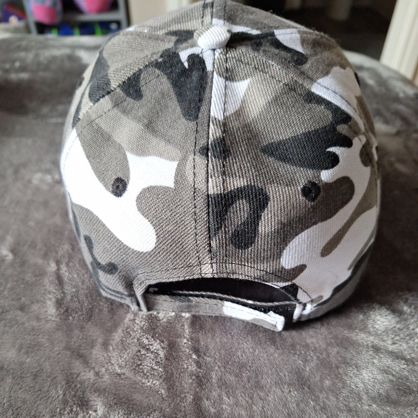 Baseball Cap Camo Adult Grey mix