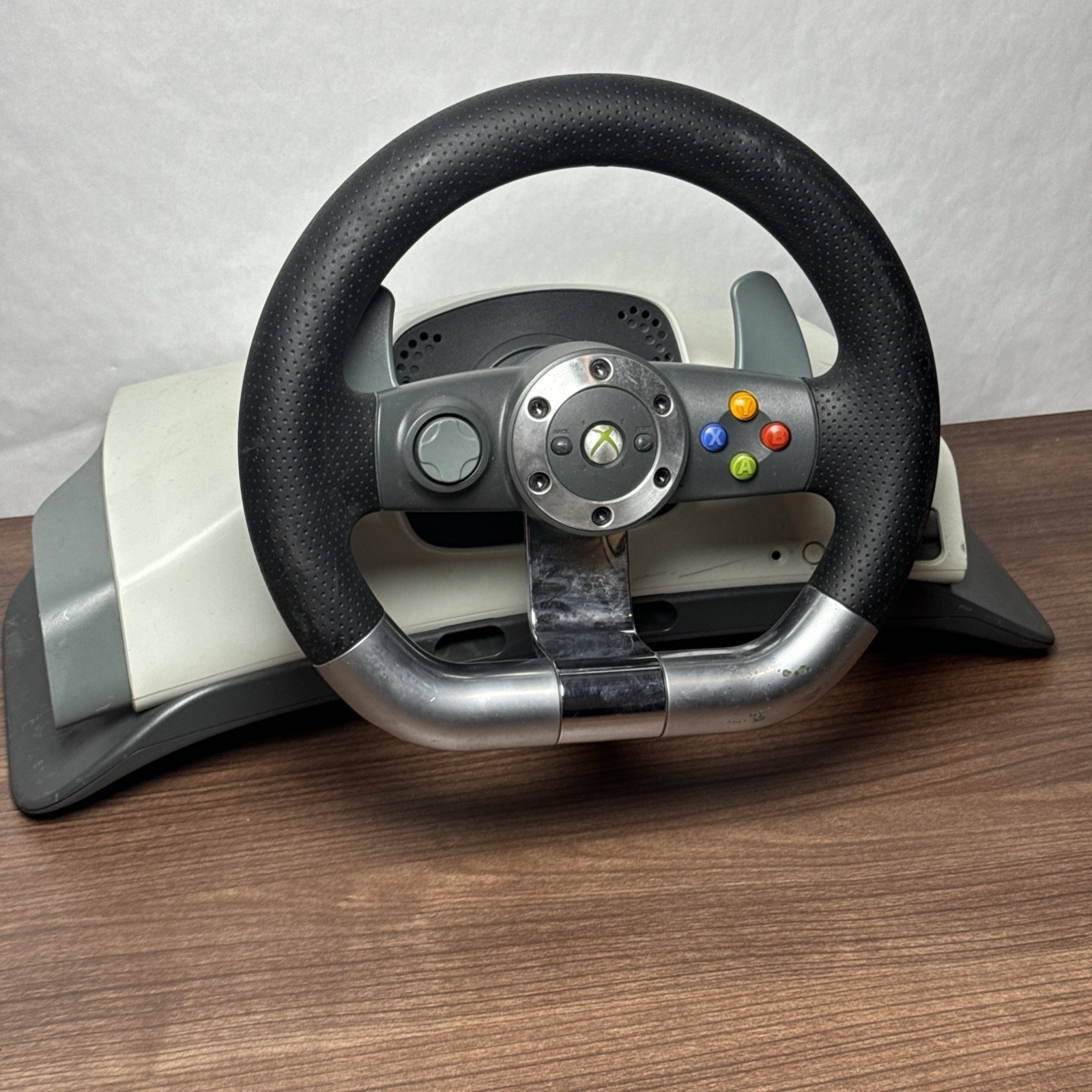 Microsoft Xbox 360 Wireless Racing Steering Wheels Controller & Pedals Only