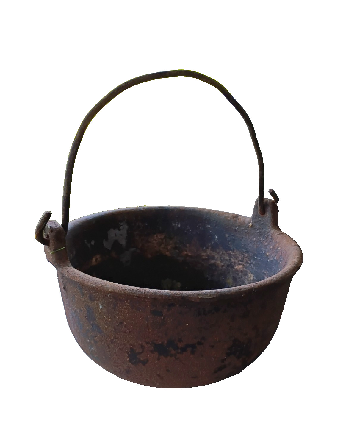 Cast Iron #8 Lead Melting Casting Pot ~ Heavy Bullet Mold Smelting Vintage