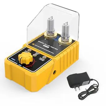Spark Plug Tester Dual Hole Engine Ignition Coil Tester Diagnostic Tool 6000rpm