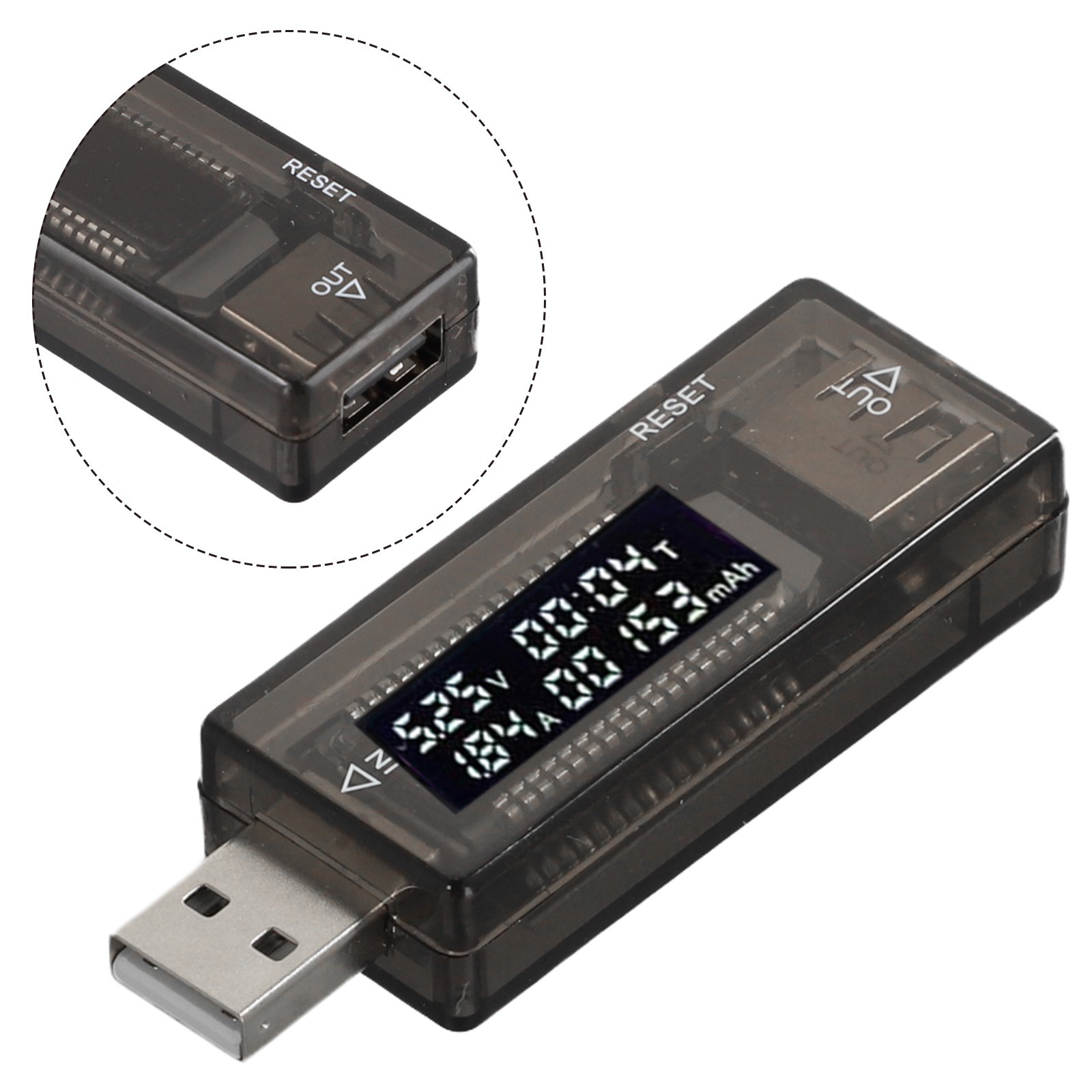 LCD USB Detector Replacement Power Capacitance Tester Multimeter Voltmeter