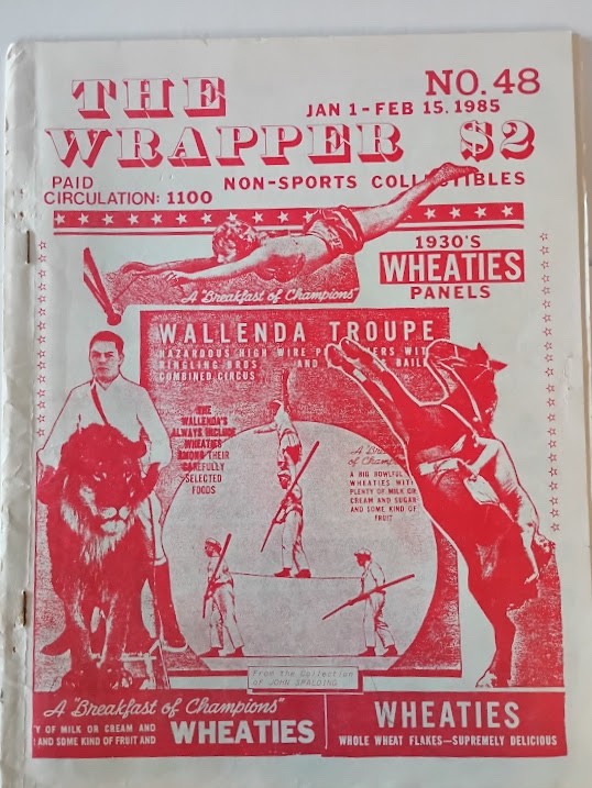 Vintage Fanzine The Wrapper #48 Jan 1 - Feb 15, 1985 Non-Sports Collectibles