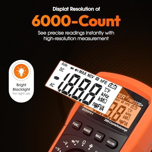 Auto-Ranging Digital Multimeter – Best and Easiest Multimeter for Testing
