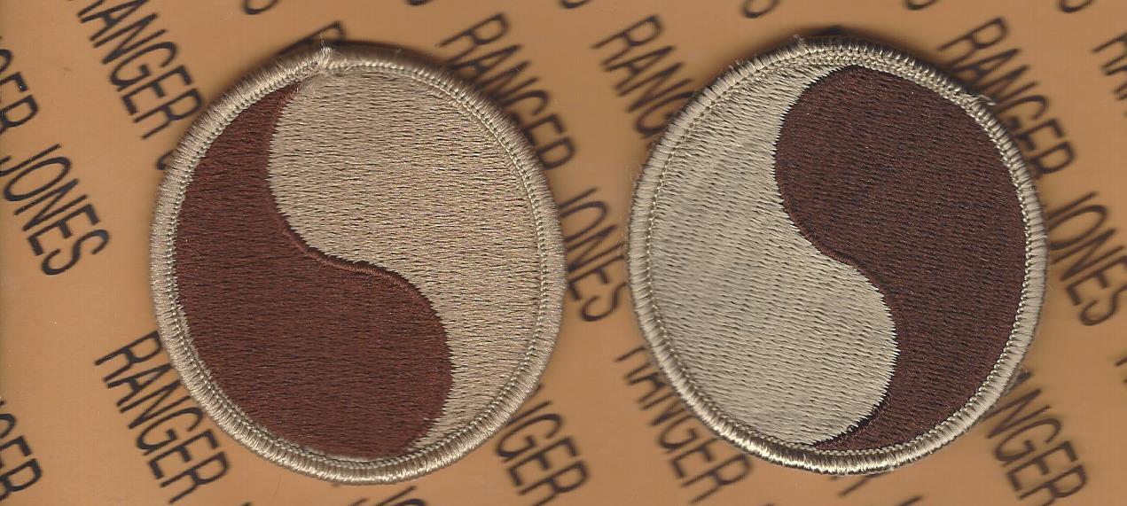29th Infantry Division Desert DCU uniform patch m/e