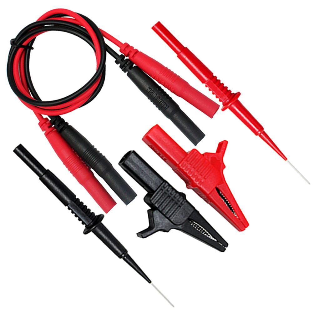 AIdetek Automobile Alligator Clips Crocodile Clips 4mm socket test probe LP20166