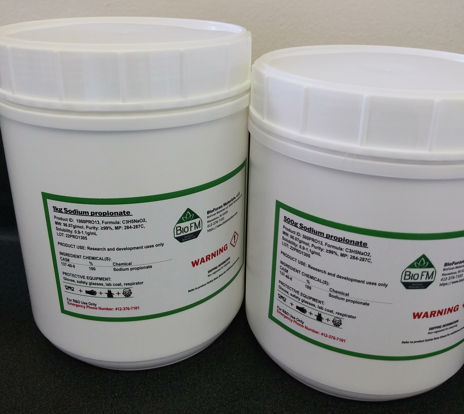 Sodium propionate, CAS 137-40-6